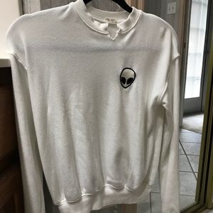 Brandy Melville sweater and Hollister jean bundle